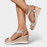 Elektrė – elegantiški ortopediniai sandalai su platforma moterims