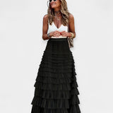 Boho Sijonas su Tinkluotu Apvadu