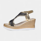 Elektrė – elegantiški ortopediniai sandalai su platforma moterims