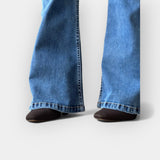 Aukštas Juosmuo Flare Džinsai