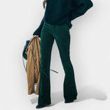 Aukštu Liemeniu Kelnės su Plačiais Apačiais