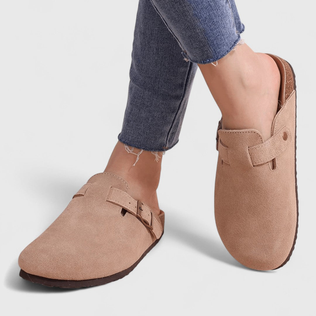 Lukija - anatominiai sandalai iš zomšos odos